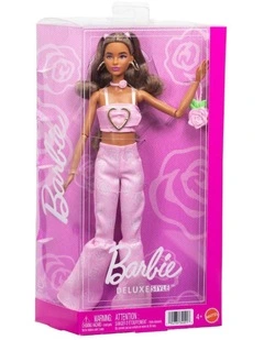 Deluxe Style Fashion Doll in Denim Crop Top and Flare Jeans