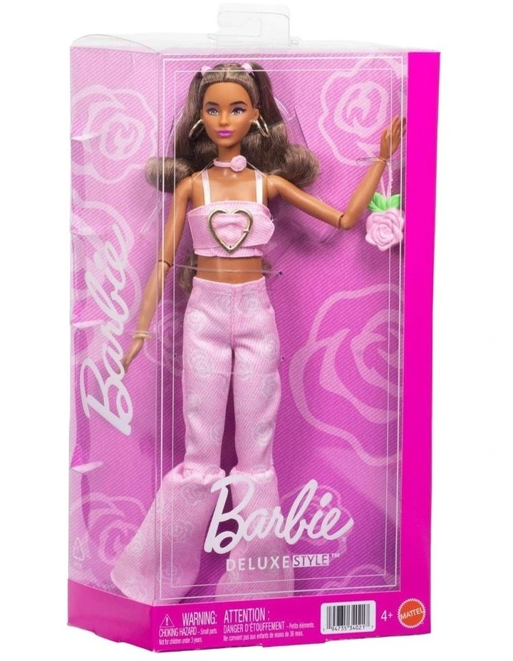 Deluxe Style Fashion Doll in Denim Crop Top and Flare Jeans image 1