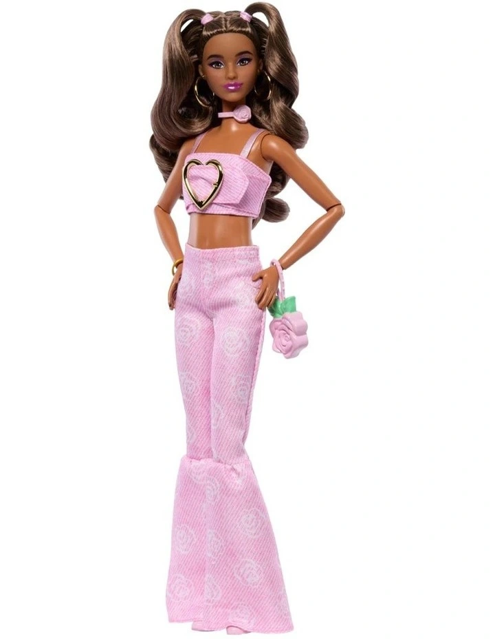 Deluxe Style Fashion Doll in Denim Crop Top and Flare Jeans image 2