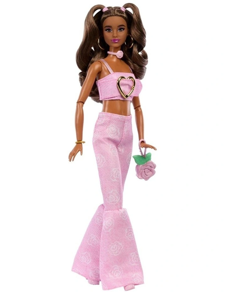 Deluxe Style Fashion Doll in Denim Crop Top and Flare Jeans image 3