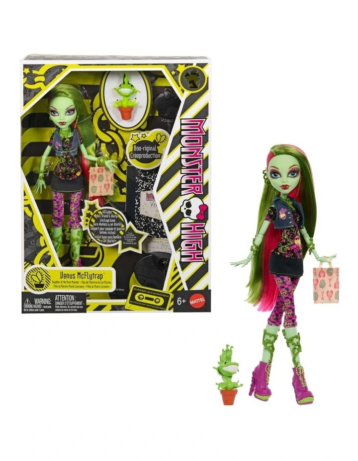 Boo-riginal Creeproduction Venus McFlytrap Doll Playset image 1
