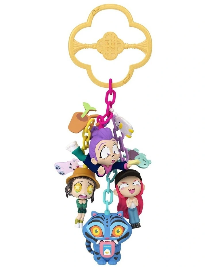 KPop Demon Hunters, Mini Collectible Keychain Figures, HUNTR/X, Saja Boys, Derpy, Sussie, & Accessories image 3