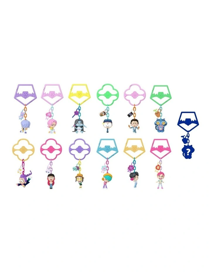KPop Demon Hunters, Mini Collectible Keychain Figures, HUNTR/X, Saja Boys, Derpy, Sussie, & Accessories image 4