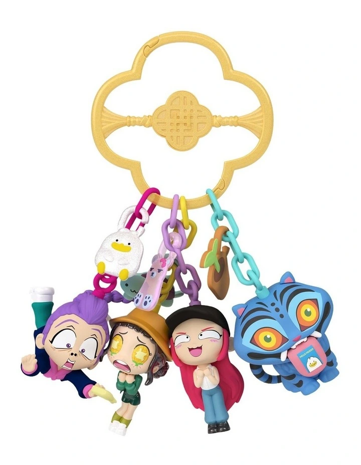 KPop Demon Hunters, Mini Collectible Keychain Figures, HUNTR/X, Saja Boys, Derpy, Sussie, & Accessories image 5