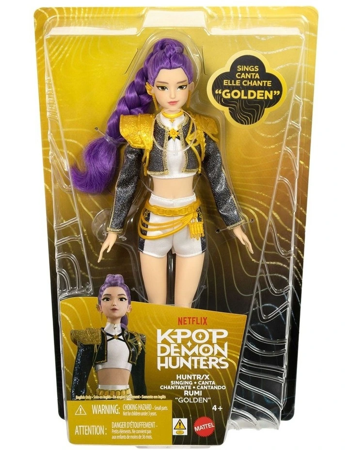 HUNTR/X Rumi Golden Singing Doll image 1