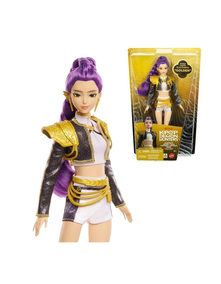 HUNTR/X Rumi Golden Singing Doll image 6