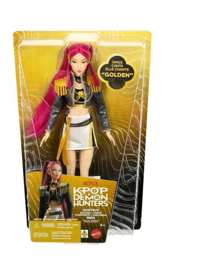 HUNTR/X Mira Golden Singing Doll image 1