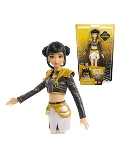 KPop Demon Hunters HUNTR/X Zoey Golden Singing Doll in Removable Outfit & 5 Posable Joints