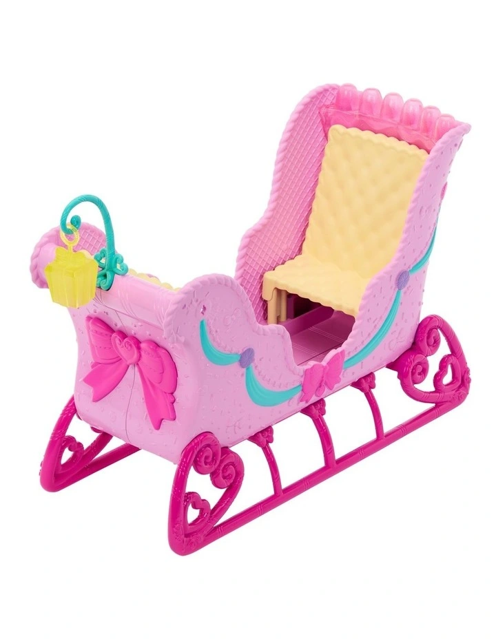 Barbie in the Nutcracker Land of Sweets Horse & Sled with Colorful Scented Hair and Candy-Scented Accessories image 3