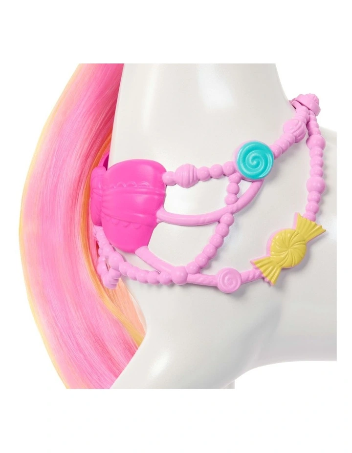 Barbie in the Nutcracker Land of Sweets Horse & Sled with Colorful Scented Hair and Candy-Scented Accessories image 5