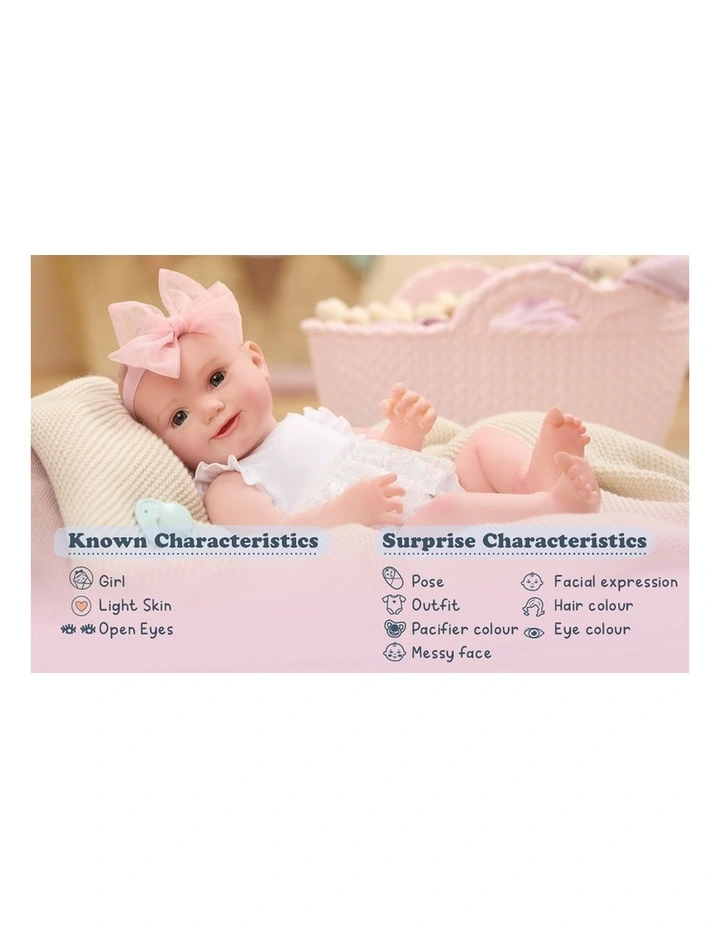 BABY born Real Baby Doll Girl Series 1 - Open Eyes image 3