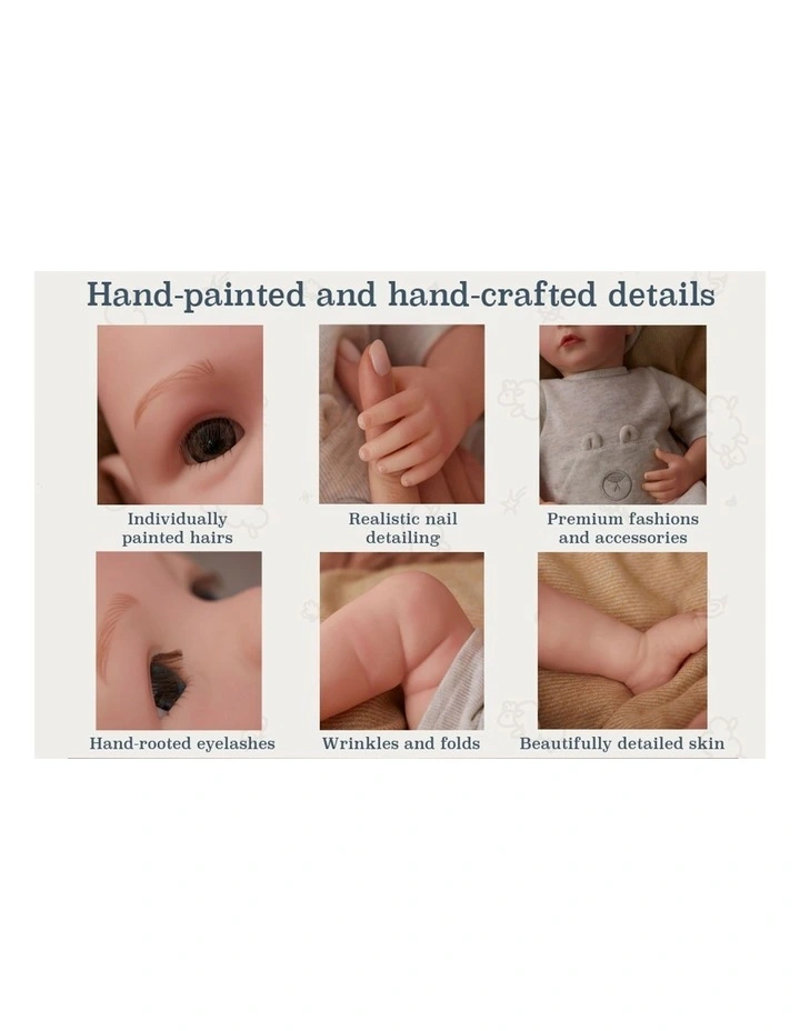 BABY born Real Baby Doll Boy - Open Eyes image 3