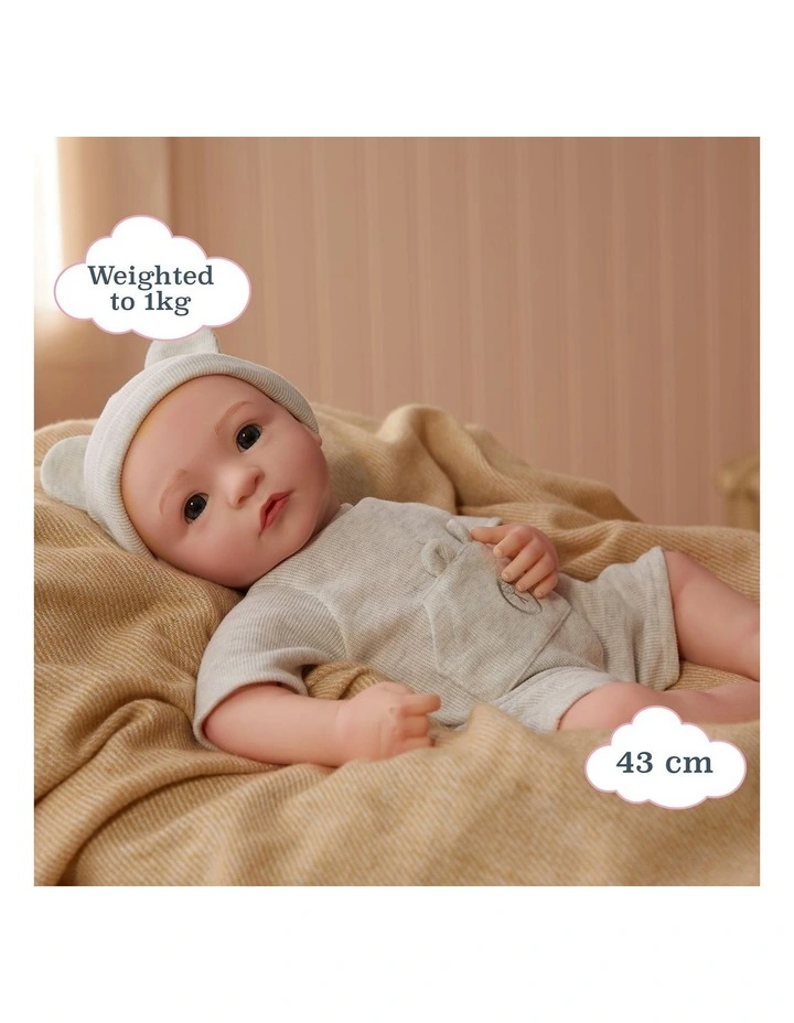 BABY born Real Baby Doll Boy - Open Eyes image 4
