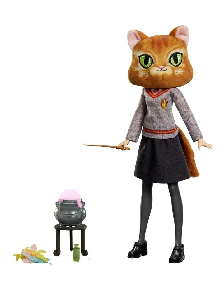 Polyjuice Potions Hermione Granger Doll & Playset, Movie-Inspired Outfit, 13 Accessories & Fizz image 5