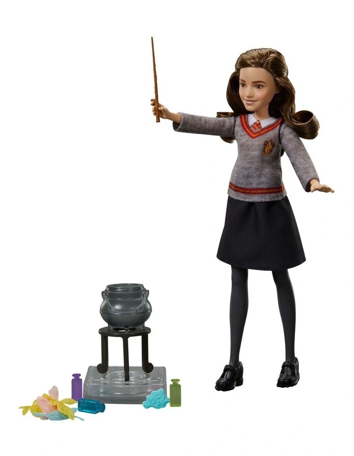 Polyjuice Potions Hermione Granger Doll & Playset, Movie-Inspired Outfit, 13 Accessories & Fizz image 6