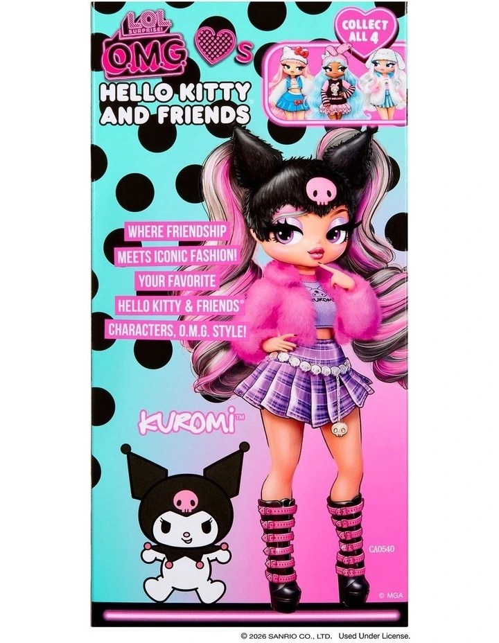 L.O.L. Surprise O.M.G. Loves Hello Kitty & Friends - Kuromi image 6