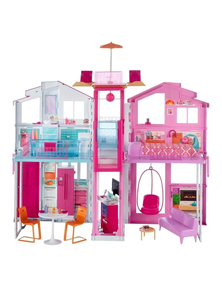 3 Story Townhouse Dollhouse And Accessroies image 3