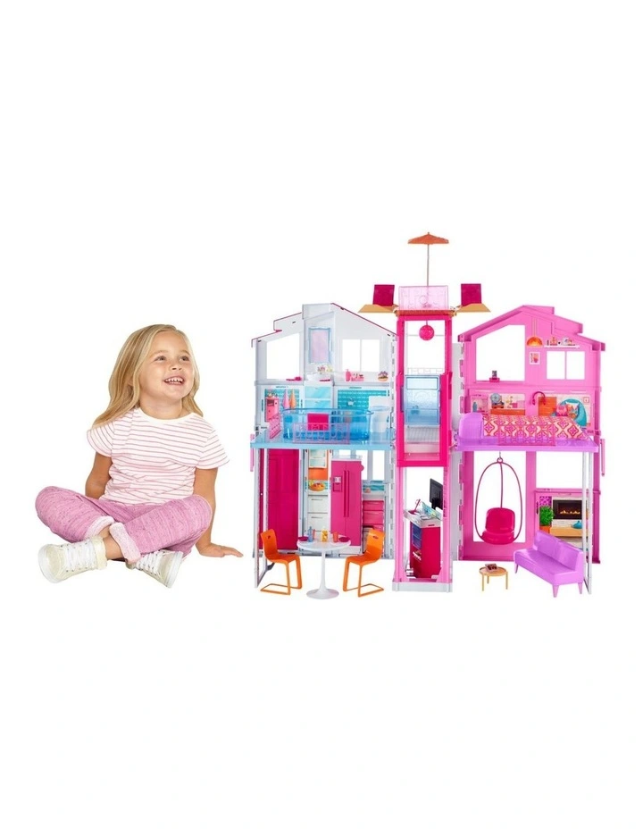 3 Story Townhouse Dollhouse And Accessroies image 5