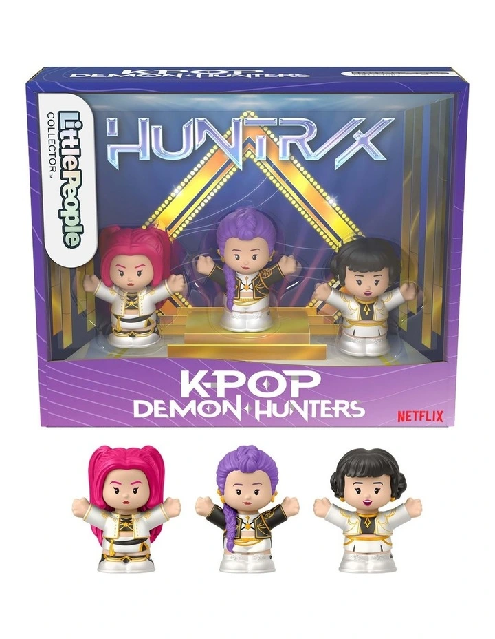 Little People Collector KPop Demon Hunters: HUNTR/X Special Edition Set, 3 Figures image 1
