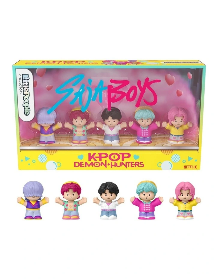 Little People Collector KPop Demon Hunters: Saja Boys Special Edition Set, 5 Figures image 1