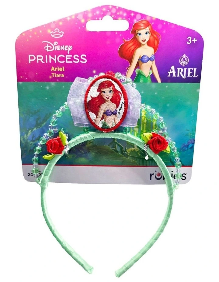 DISNEY PRINCESS ARIEL THE LITTLE MERMAID BEADED CHILD TIARA image 3