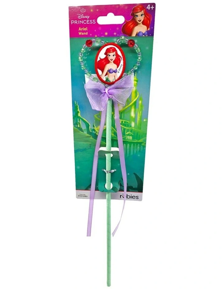 DISNEY PRINCESS ARIEL THE LITTLE MERMAID BEADED CHILD WAND image 3