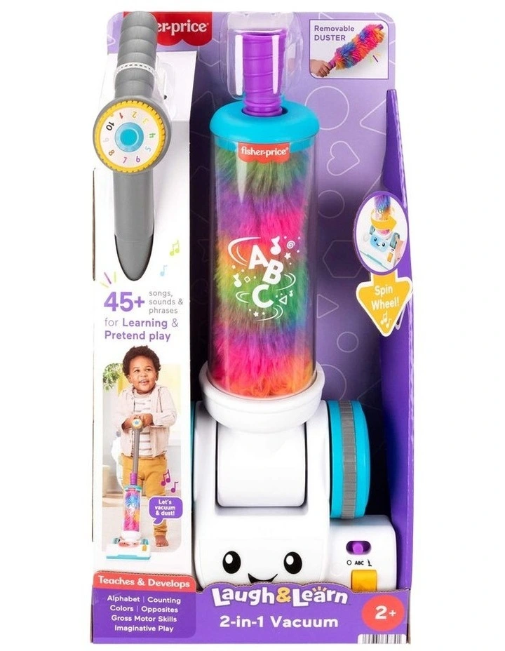Laugh And Learn 2-in-1 Vacuum Toddler Electronic Learning Toy image 1