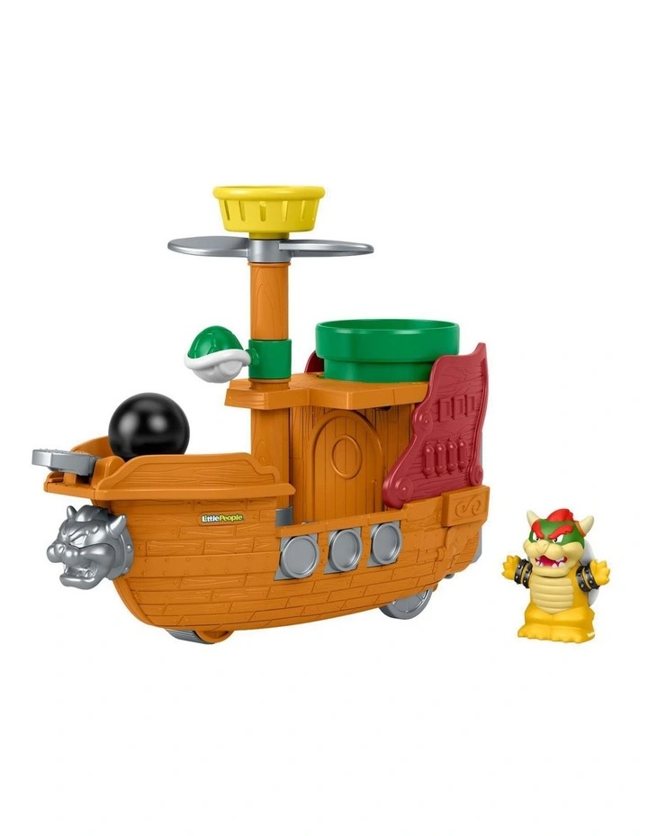 Little People My Mario Bowsers Airship & Figure Set image 2