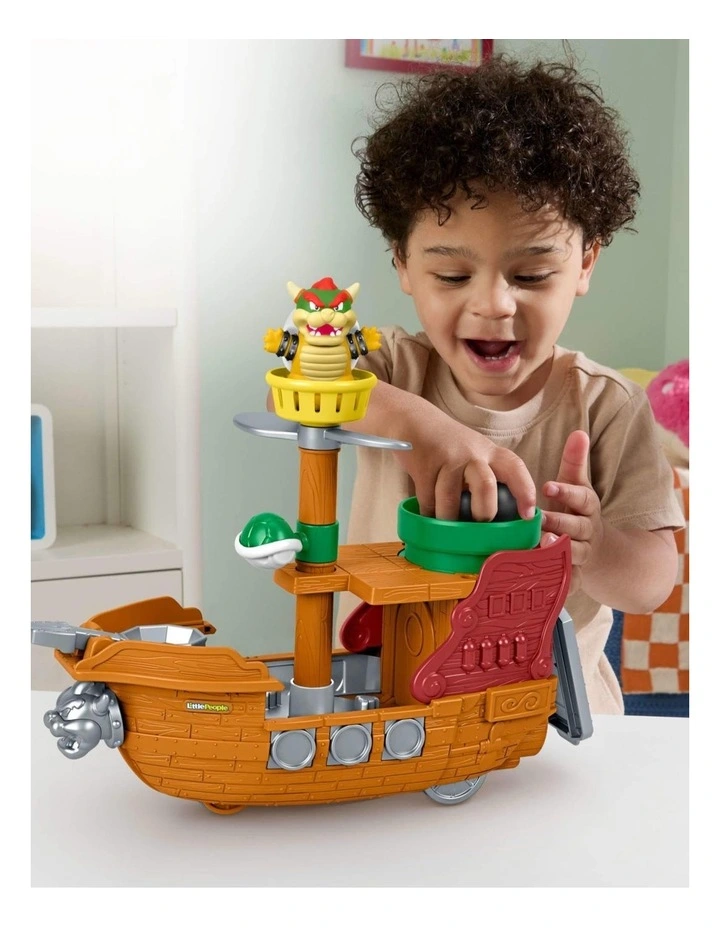 Little People My Mario Bowsers Airship & Figure Set image 6