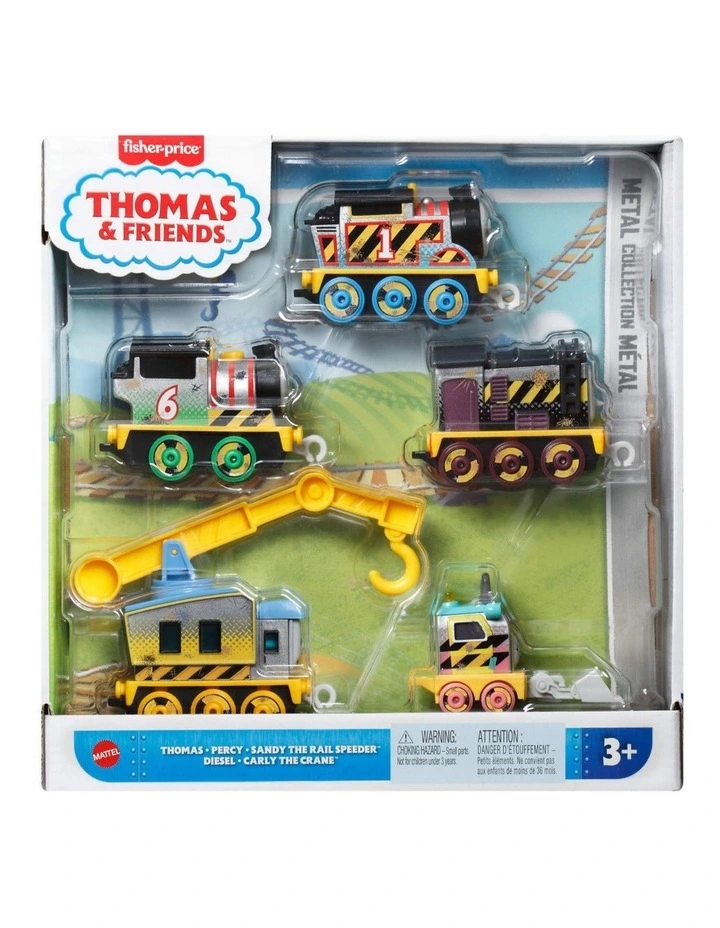 Diecast Metal Vehicle Toy Set 5-Piece image 1