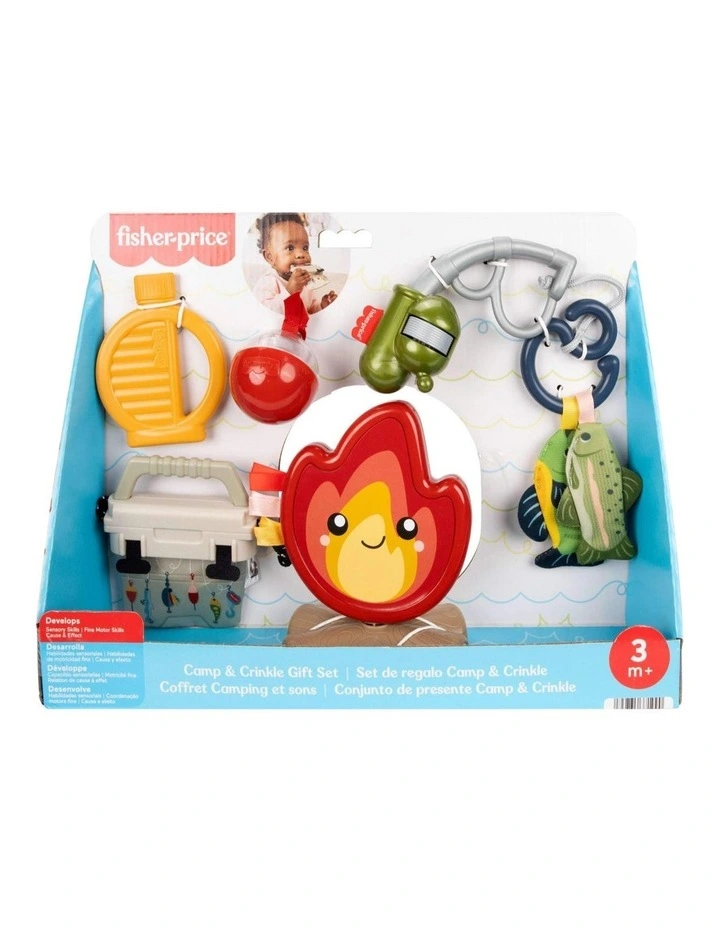 Fisher-Price Mini Me Moments Camp And Crinkle Gift Set image 1