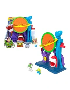 Imaginext Disney and Pixar Toy Story Pizza Planet Playset with Action Figure & Toy Rocket