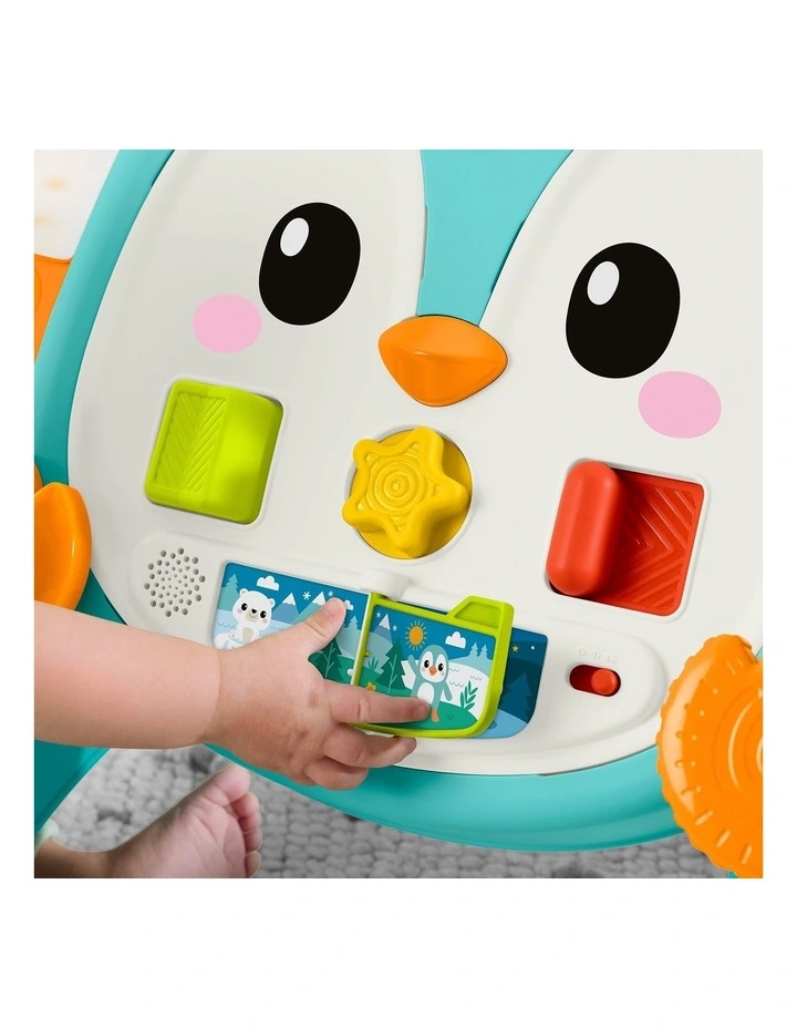 Fisher-Price 2-in-1 Musical Penguin Activity Walker, Baby to Toddler Push Along Toy image 4