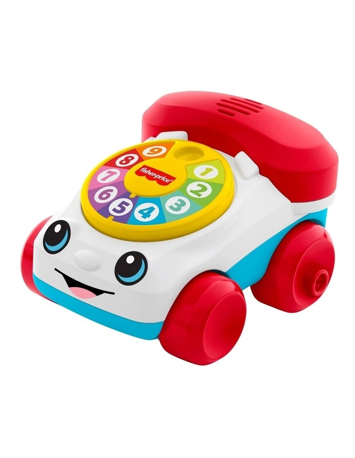 Fisher-Price Chatter Telephone Vehicle, 3-Inch Push-Along Toy with Sounds for Baby & Toddler image 2
