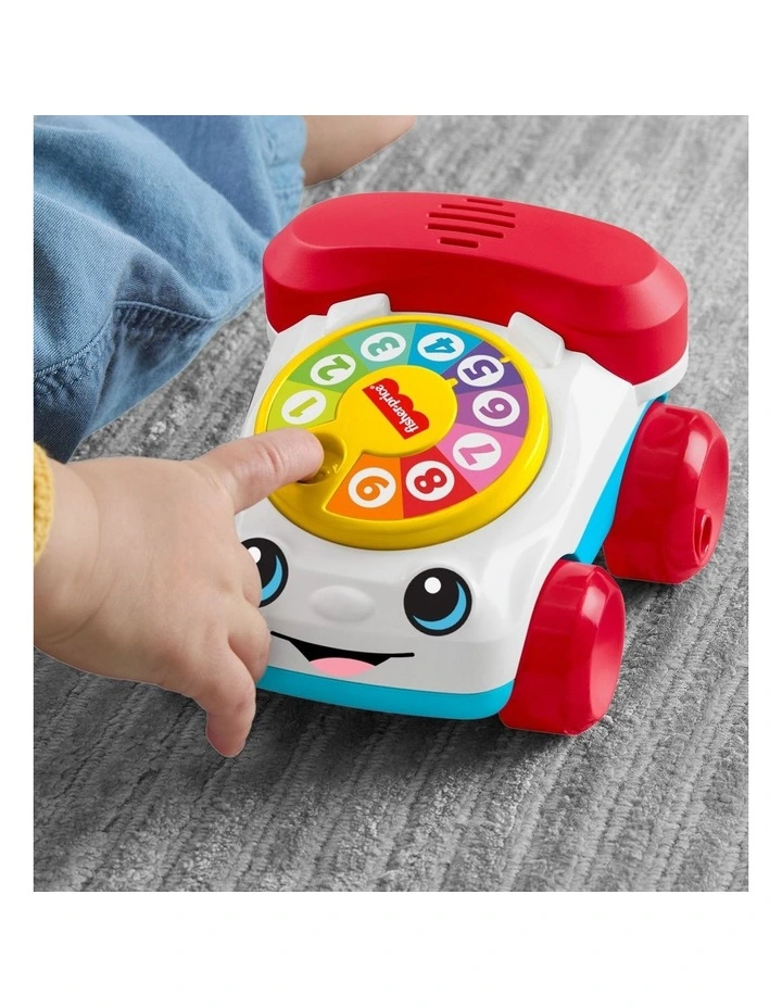Fisher-Price Chatter Telephone Vehicle, 3-Inch Push-Along Toy with Sounds for Baby & Toddler image 5