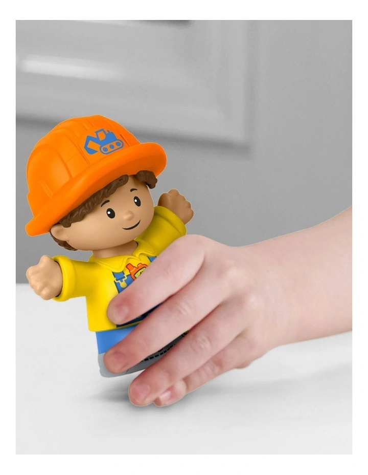 Fisher-Price Little People Work Around Town Vehicle Play Set, 5 Toys for Toddlers & Kids image 5