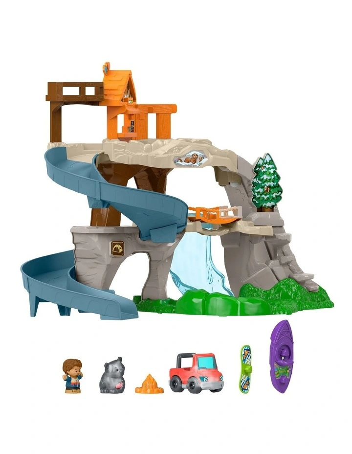 Fisher-Price Little People Ultimate Mountain Playset, Vehicle, Figures & Pieces for Toddler Play image 2
