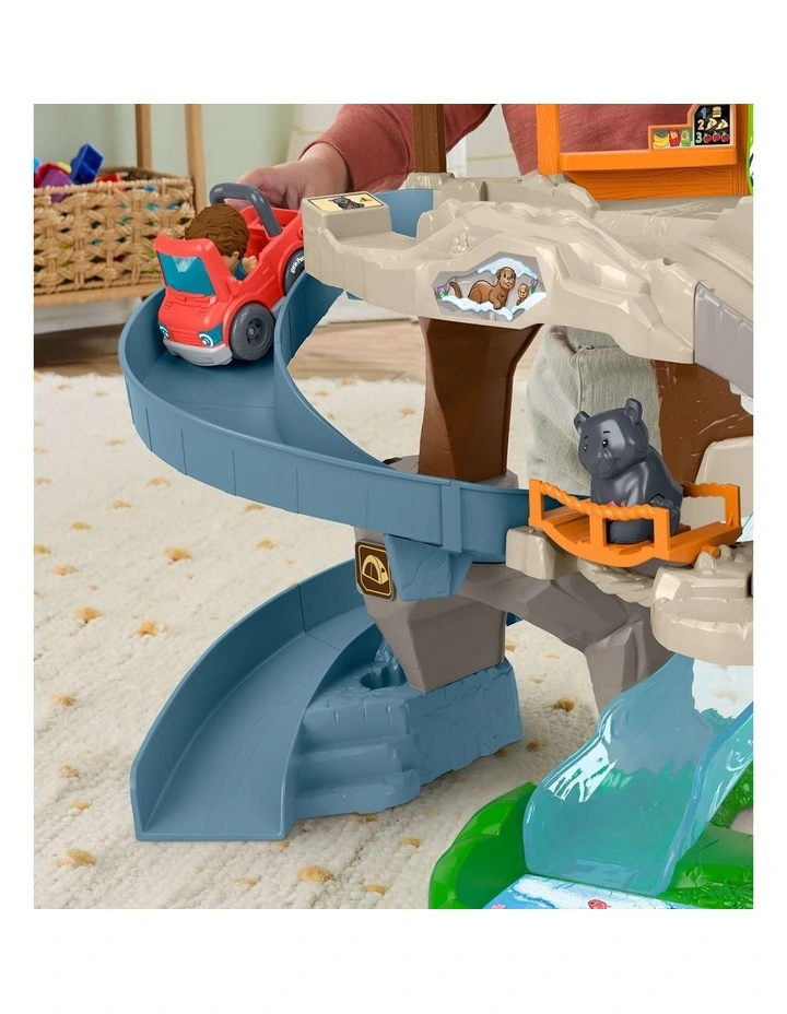 Fisher-Price Little People Ultimate Mountain Playset, Vehicle, Figures & Pieces for Toddler Play image 3