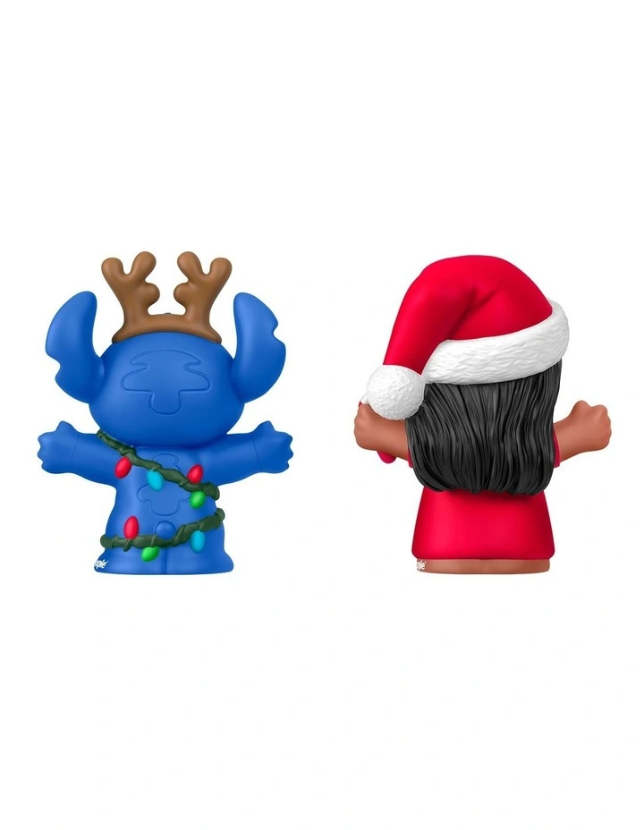 Little People Collector DISNEY Lilo & Stitch Holiday Special Edition Set for Fans, 2 Figures image 5