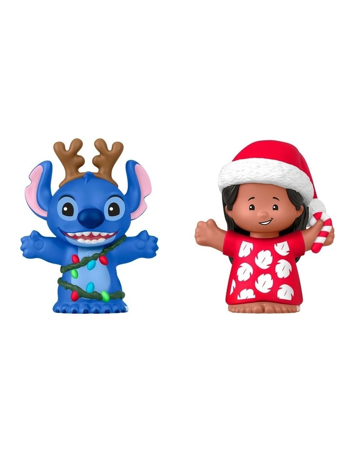 Little People Collector DISNEY Lilo & Stitch Holiday Special Edition Set for Fans, 2 Figures image 6