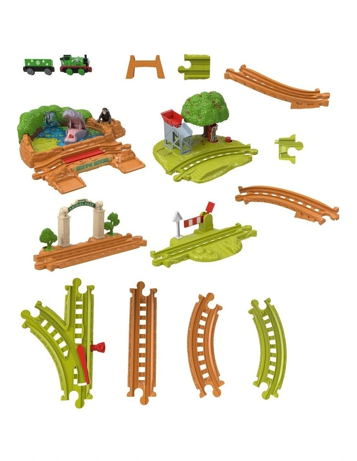 Thomas & Friends Percys Hippo Adventure Train Set from Fisher-Price, With Engine, Car & Crates image 4