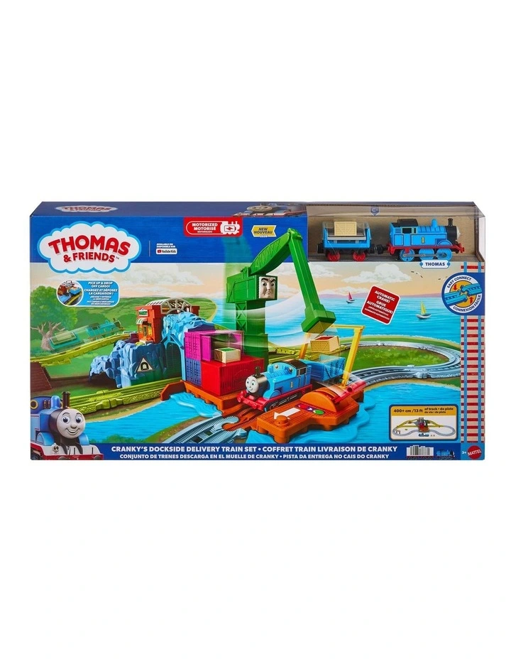 Thomas & Friends Crankys Dockside Delivery Train Set from Fisher-Price with Motorized Thomas Engine image 6