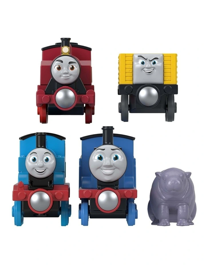 Thomas & Friends by Fisher Price Sodor Animal Park Die-Cast Multipack with Toy Trains & Hippo Toy image 6