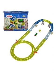 Thomas & Friends from Fisher-Price Easy Connect Track Kit, 22 Pieces, Percy Engine & Reusable Bag