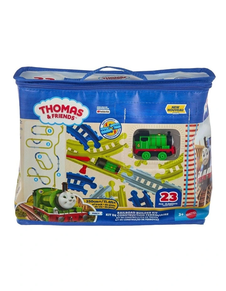 Thomas & Friends from Fisher-Price Easy Connect Track Kit, 22 Pieces, Percy Engine & Reusable Bag image 6