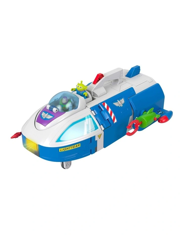 Imaginext Toy Story Transforming Buzz Lightyear Ship Toy Vehicle with Lights & Sounds, Figures image 2