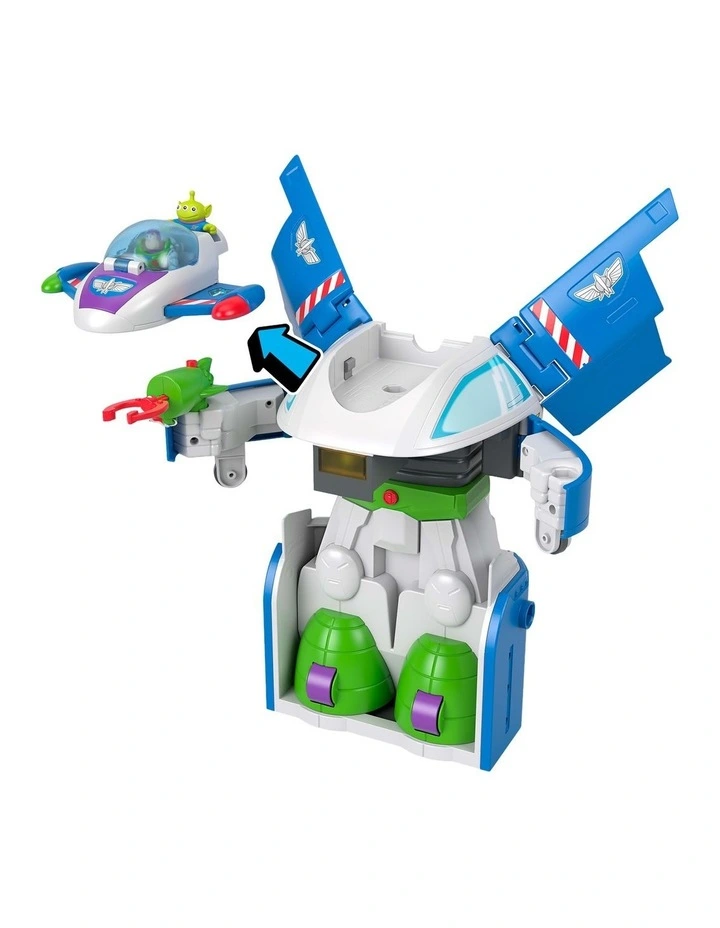 Imaginext Toy Story Transforming Buzz Lightyear Ship Toy Vehicle with Lights & Sounds, Figures image 3