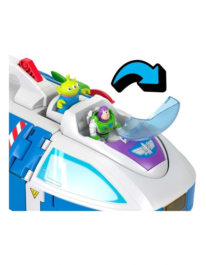 Imaginext Toy Story Transforming Buzz Lightyear Ship Toy Vehicle with Lights & Sounds, Figures image 4