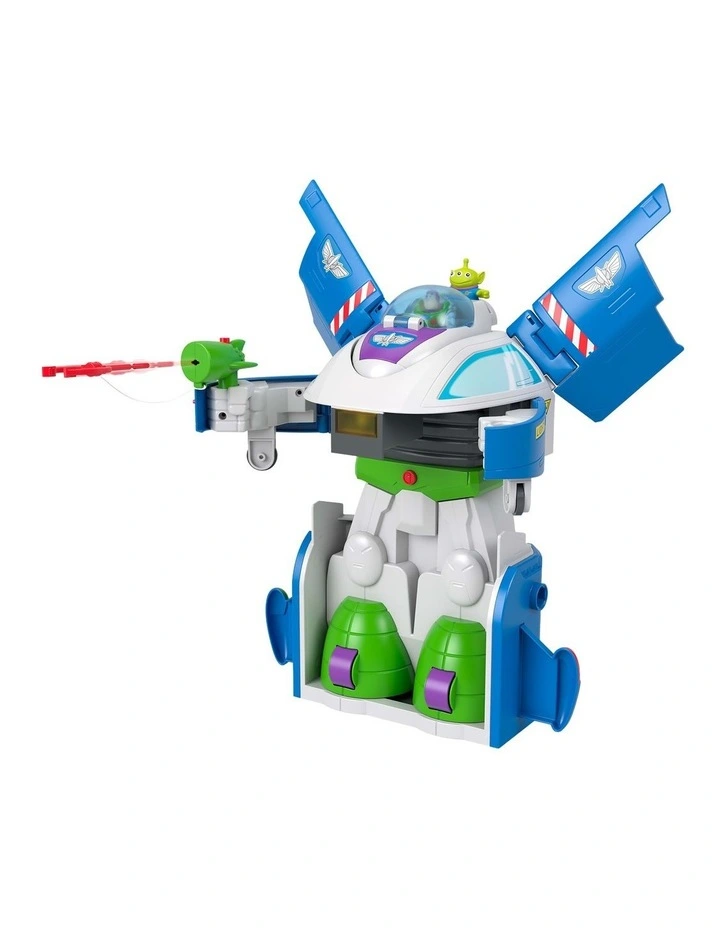 Imaginext Toy Story Transforming Buzz Lightyear Ship Toy Vehicle with Lights & Sounds, Figures image 6