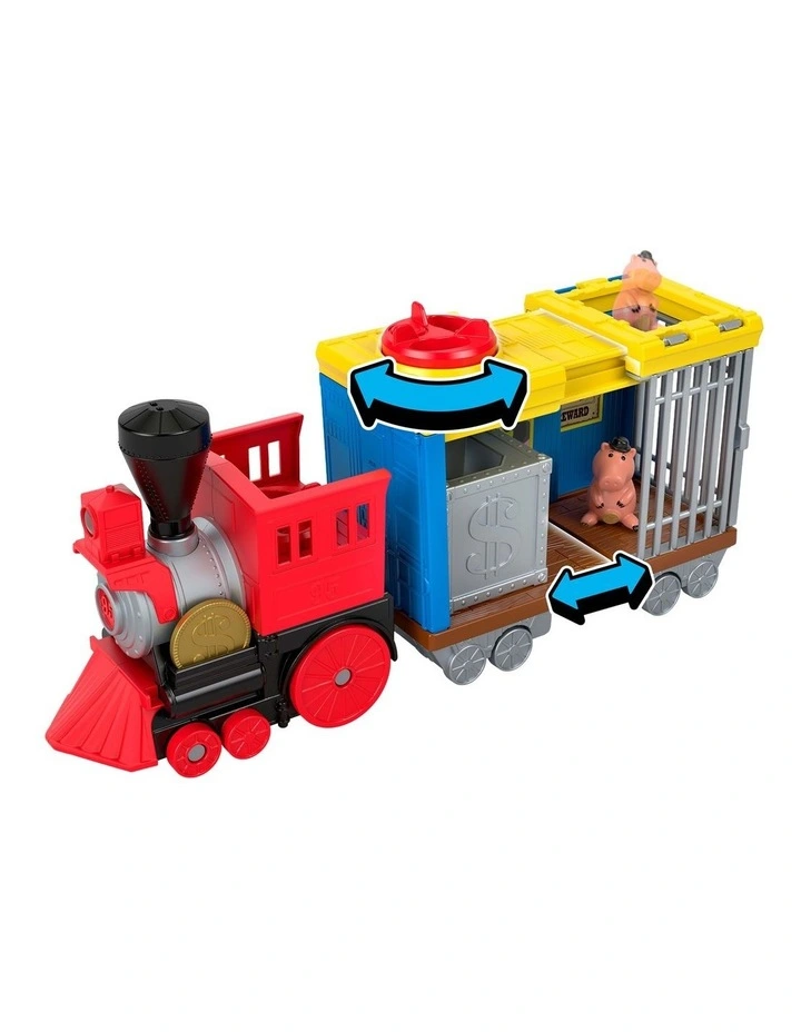 Imaginext Toy Story Woodys Round Up Train Toy Vehicle with Lights & Sounds image 4